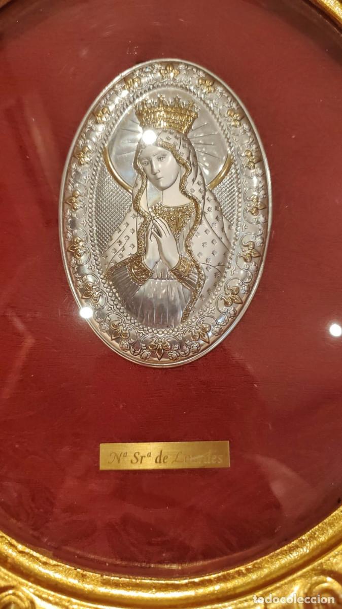 Antig&uuml;edades: cuadro edicion limitada virgen de lourdes - Foto 2