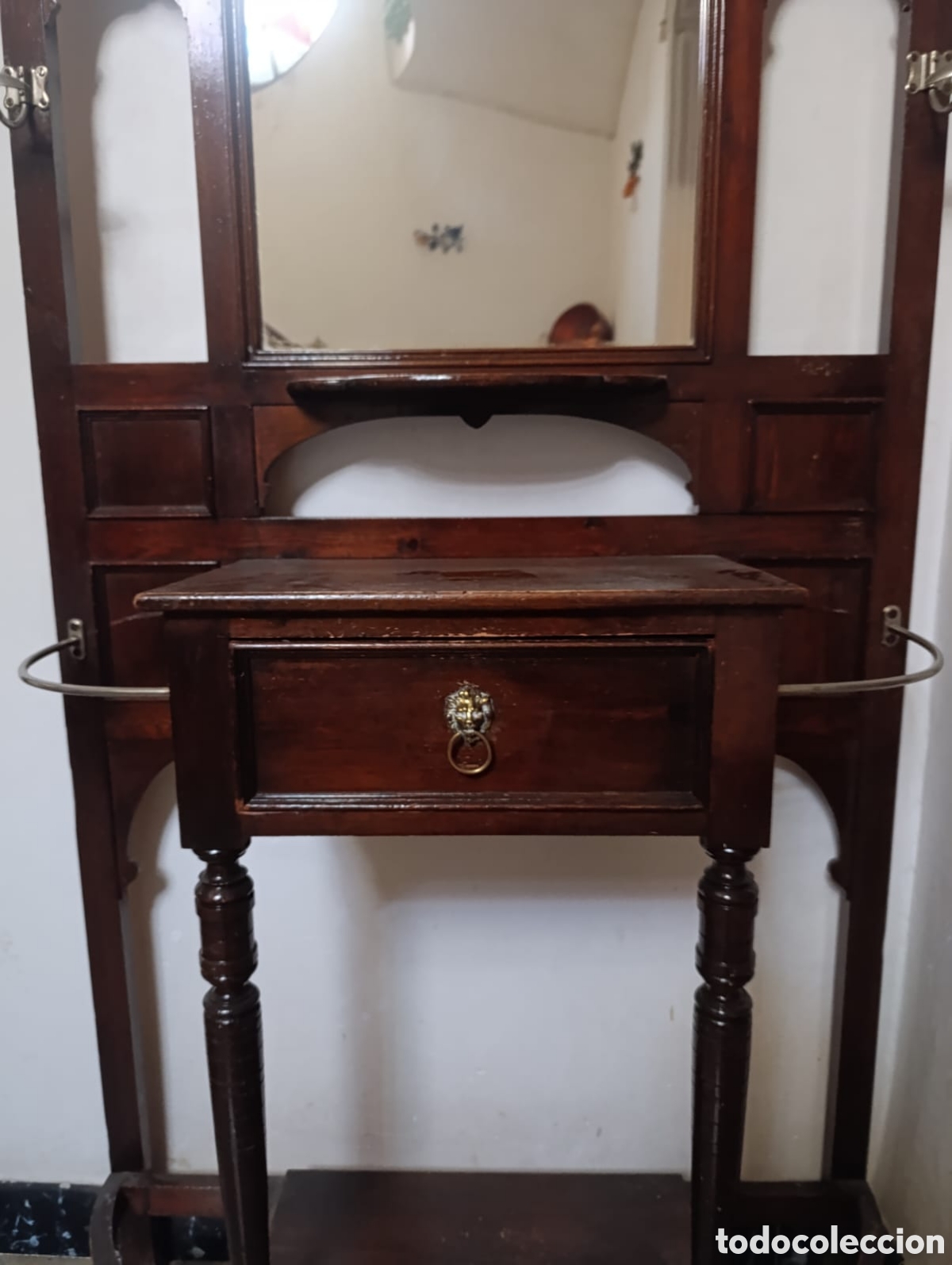 Antig&uuml;edades: Recibidor de madera maciza - Foto 2