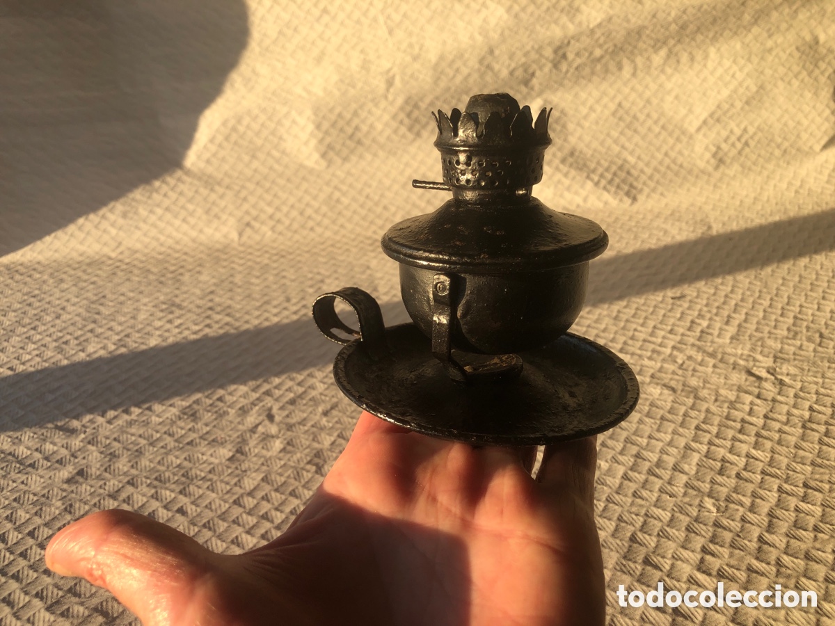 Antig&uuml;edades: Antigua palmatoria a combustible - Foto 8