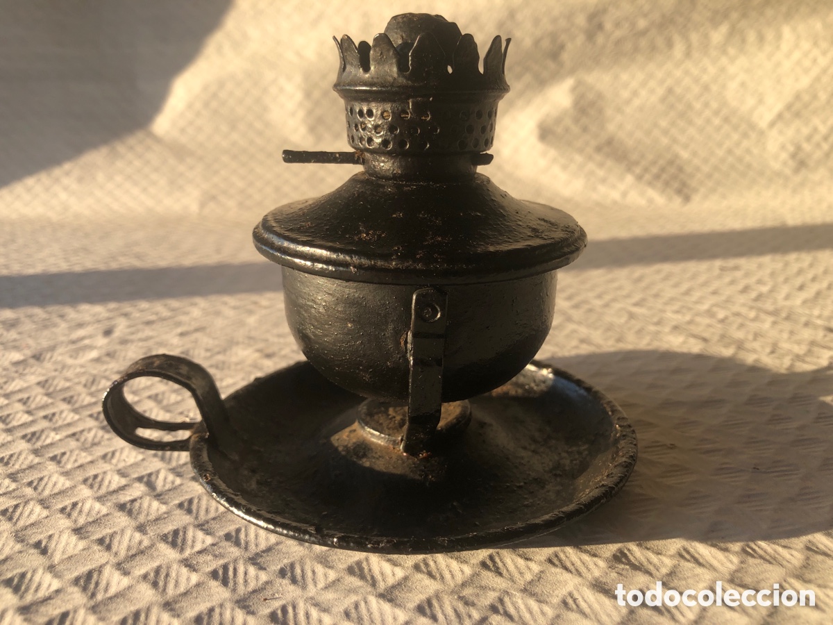 Antig&uuml;edades: Antigua palmatoria a combustible - Foto 1