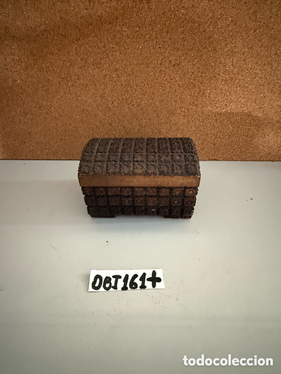 Antig&uuml;edades: Caja joyero, madera, tallada - Foto 1