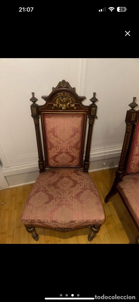 Antig&uuml;edades: Conjunto de sillas alfonsinas originales - Foto 3