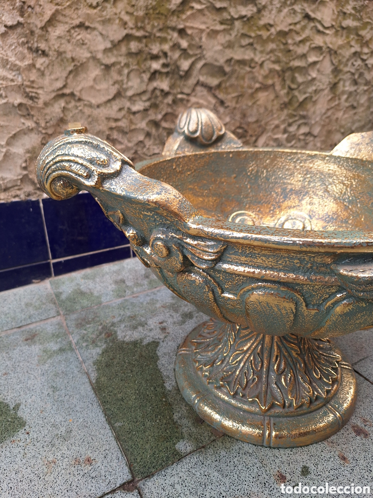 Antig&uuml;edades: Mesa de centro forma de copa - Foto 6