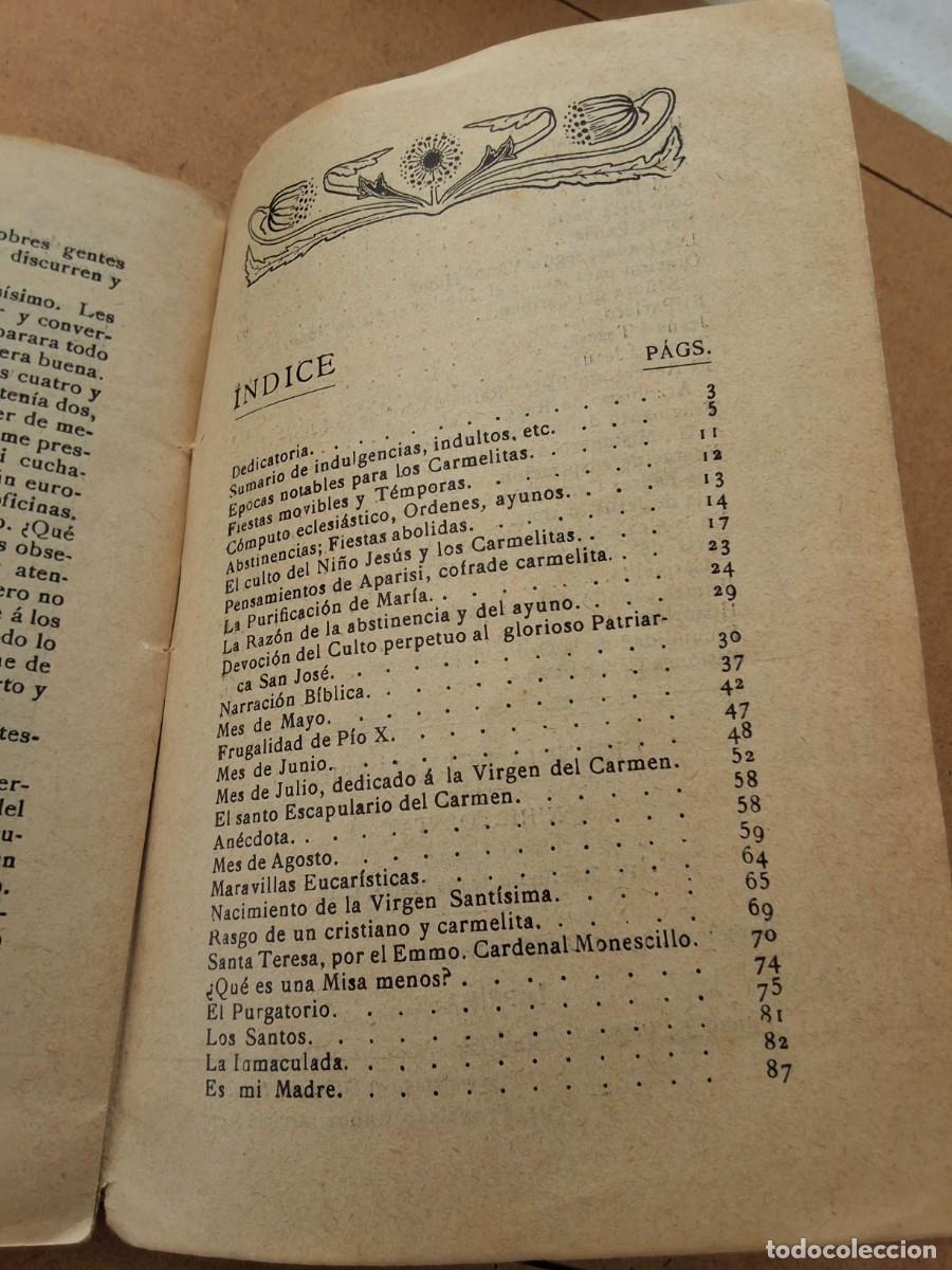 Antig&uuml;edades: Almanaque Carmelitano 1913(152) - Foto 3