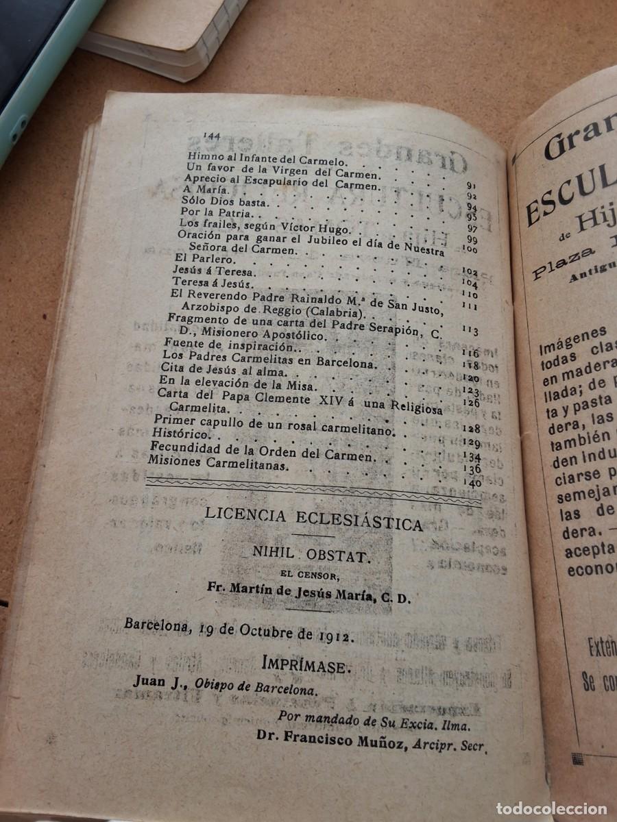 Antig&uuml;edades: Almanaque Carmelitano 1913(152) - Foto 4