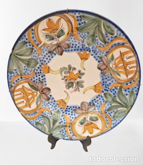 Antig&uuml;edades: PLATO ANTIGUO DE MANISES-RIBESALBES. SIGLO XIX
