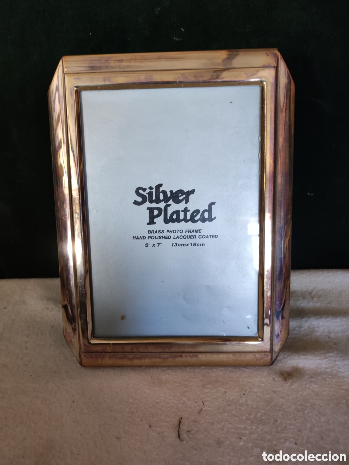 Antig&uuml;edades: Marco ba&ntilde;ado plata silver plated - Foto 1