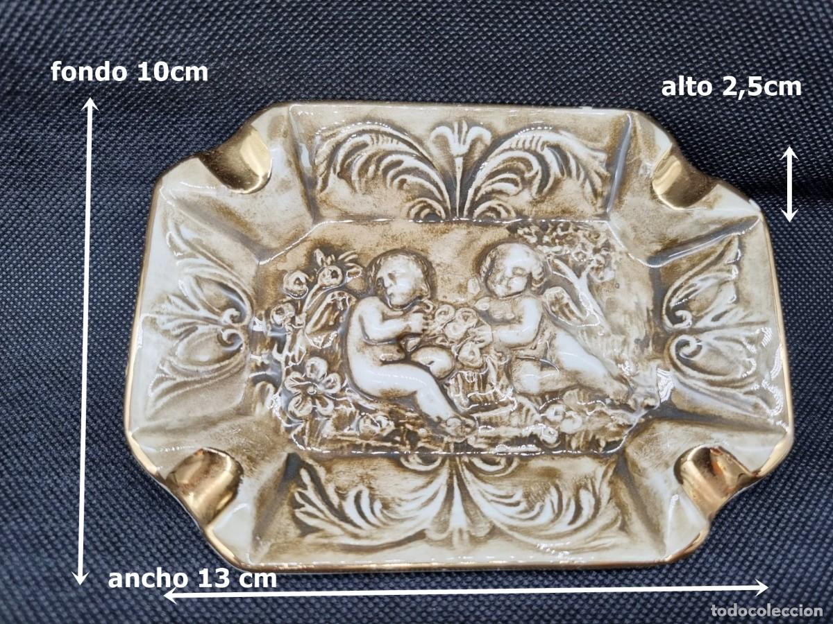 Antig&uuml;edades: Cenicero cer&aacute;mica Capodimonte - Foto 6