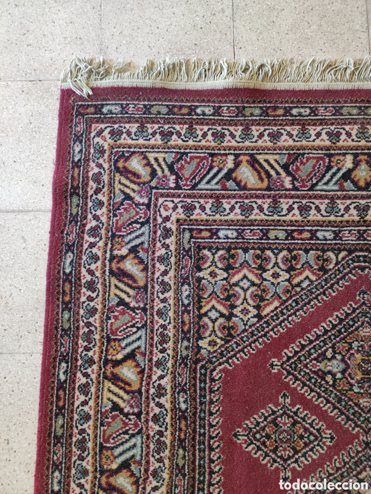 Antig&uuml;edades: Alfombra geom&eacute;trica posiblemente persa - Foto 5