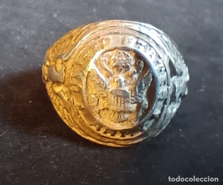 Antig&uuml;edades: ANILLO DE PLATA US ARMY - Foto 1