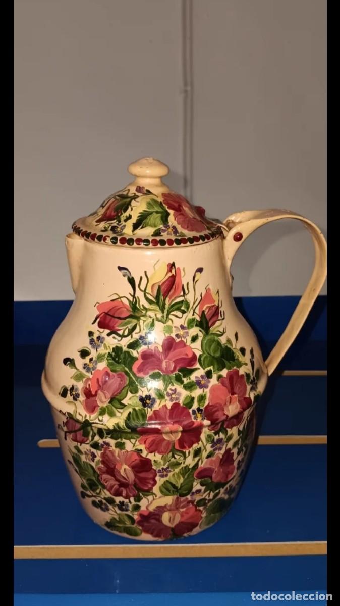 Antig&uuml;edades: Jarra Antigua pintada a mano