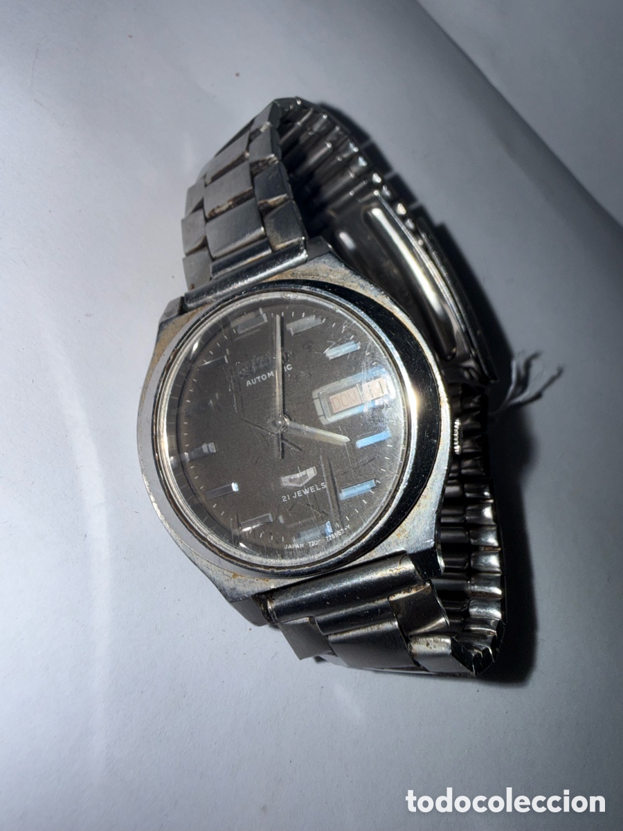 Antig&uuml;edades: Reloj autom&aacute;tico Seiko 5 de 21 rub&iacute;es - Foto 1