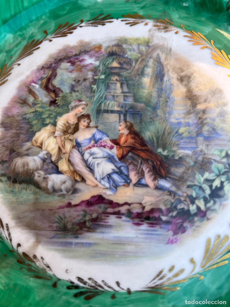 Antig&uuml;edades: Plato porcelana antiguo - Foto 2