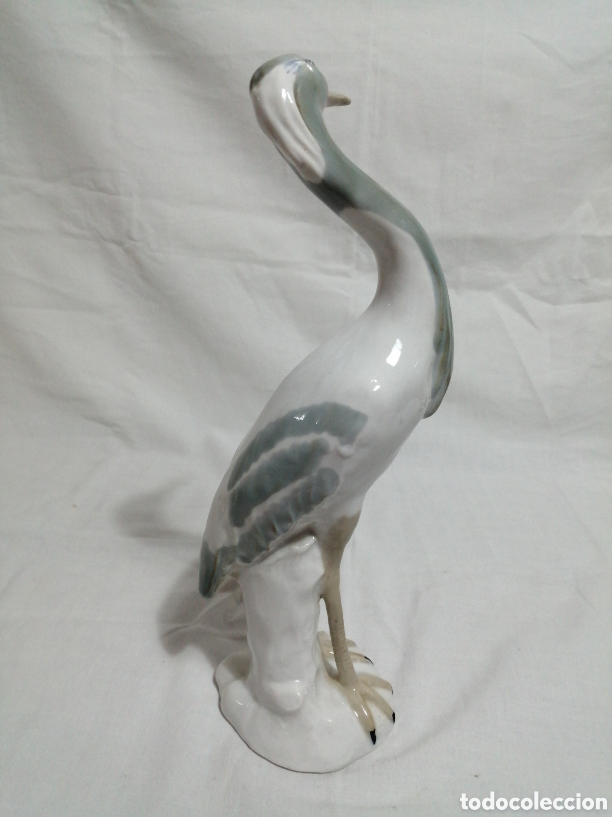 Antig&uuml;edades: Garza porcelana Tito Pe&ntilde;atal. - Foto 3
