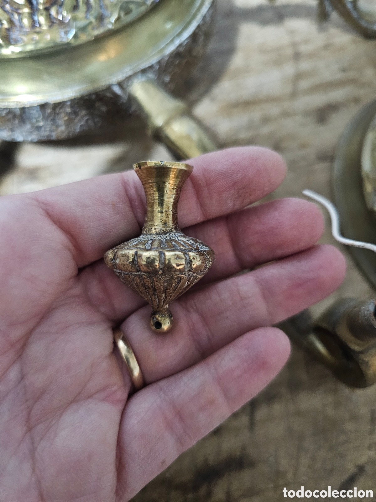 Antig&uuml;edades: Piezas lampara techo tipo ara&ntilde;a - Foto 12