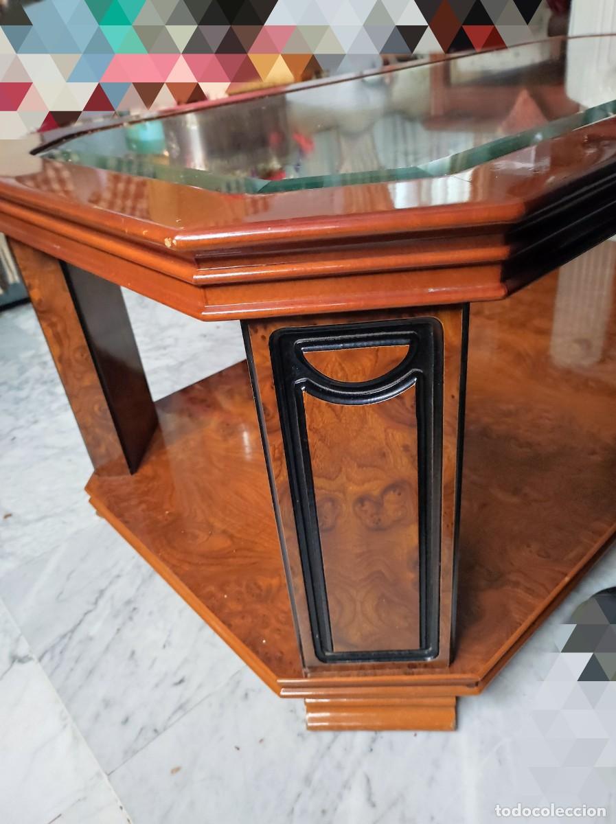 Antig&uuml;edades: Mesa baja de sal&oacute;n vintage - Foto 2