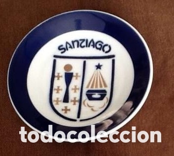 Antig&uuml;edades: Plato de Sargadelos Castro Santiago - Foto 1