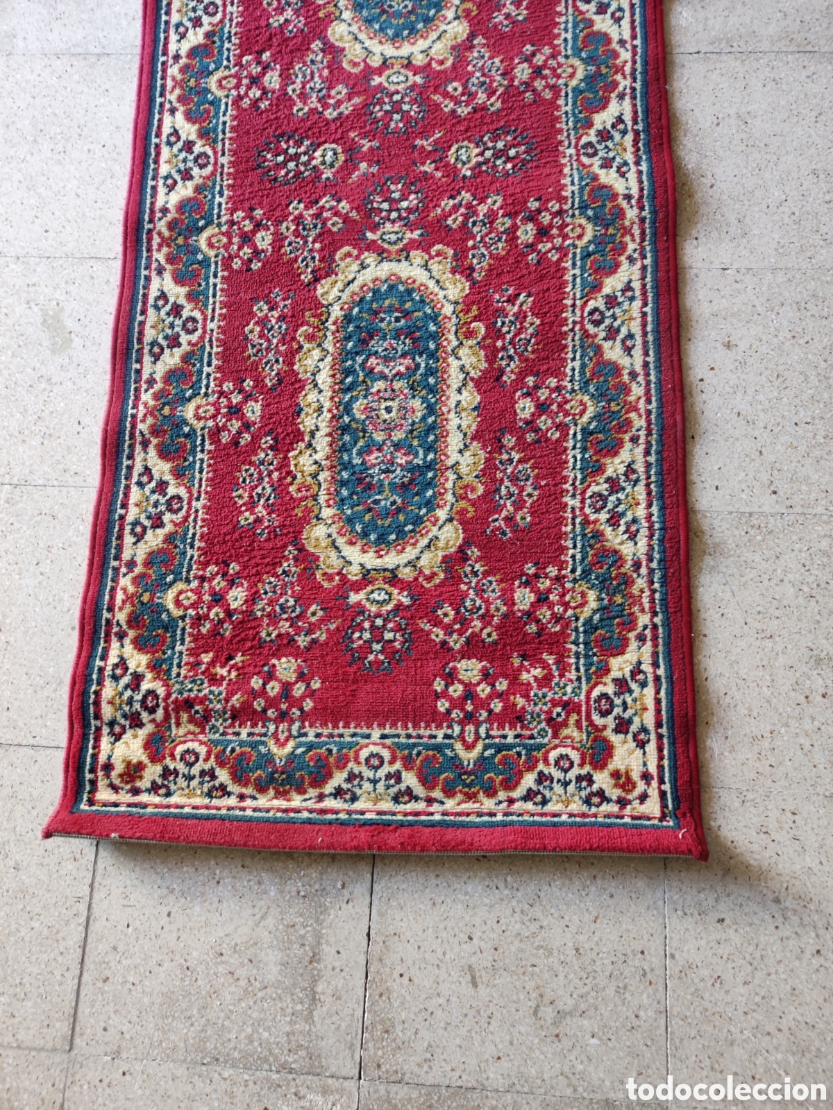 Antig&uuml;edades: Alfombra de pasillo de lana - Foto 2