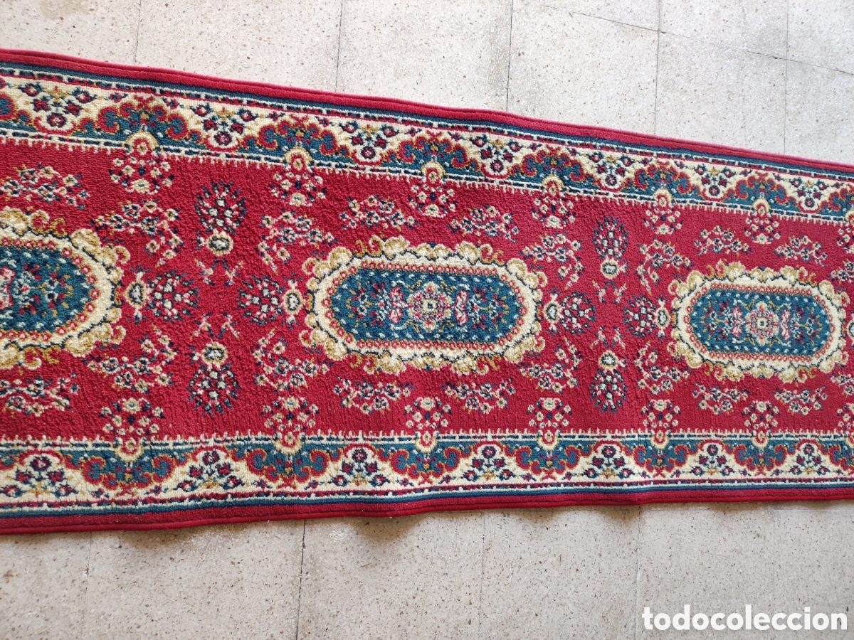 Antig&uuml;edades: Alfombra de pasillo de lana - Foto 3
