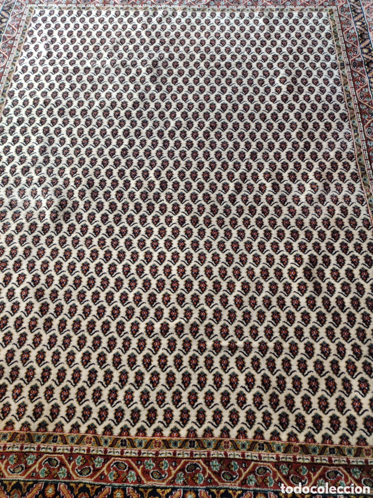 Antig&uuml;edades: Alfombra de gran dimensi&oacute;n colorida geom&eacute;trica - Foto 3