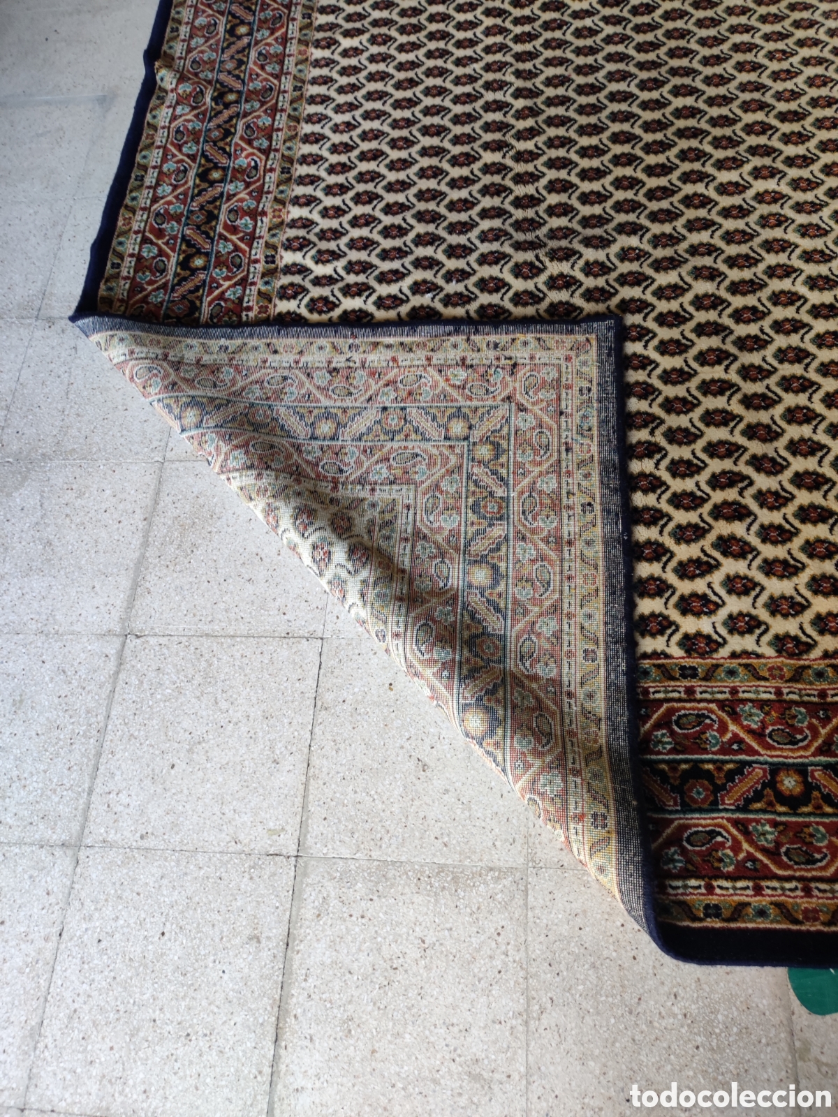 Antig&uuml;edades: Alfombra de gran dimensi&oacute;n colorida geom&eacute;trica - Foto 6