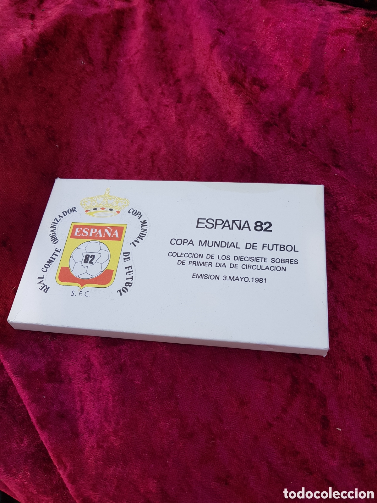 Oggetti Antichi: COLECCION ESPA&Ntilde;A 82 MUNDIAL DE F&Uacute;TBOL 17 SOBRES EMISION 3 MAYO 1981.COMPLETA BUEN ESTADO DE CONSERVA