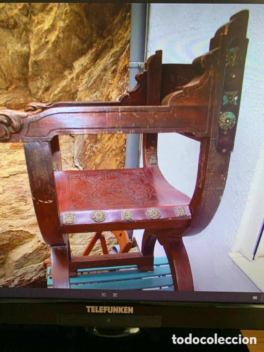 Antig&uuml;edades: Silla Jamuga antigua - Foto 3