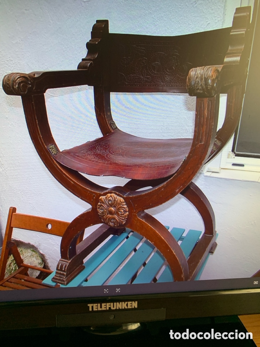 Antig&uuml;edades: Silla Jamuga antigua - Foto 1