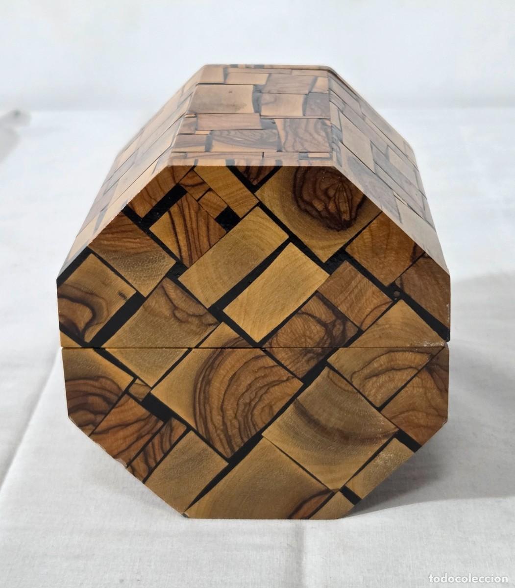 Antig&uuml;edades: Caja Mosaico de madera - Foto 4