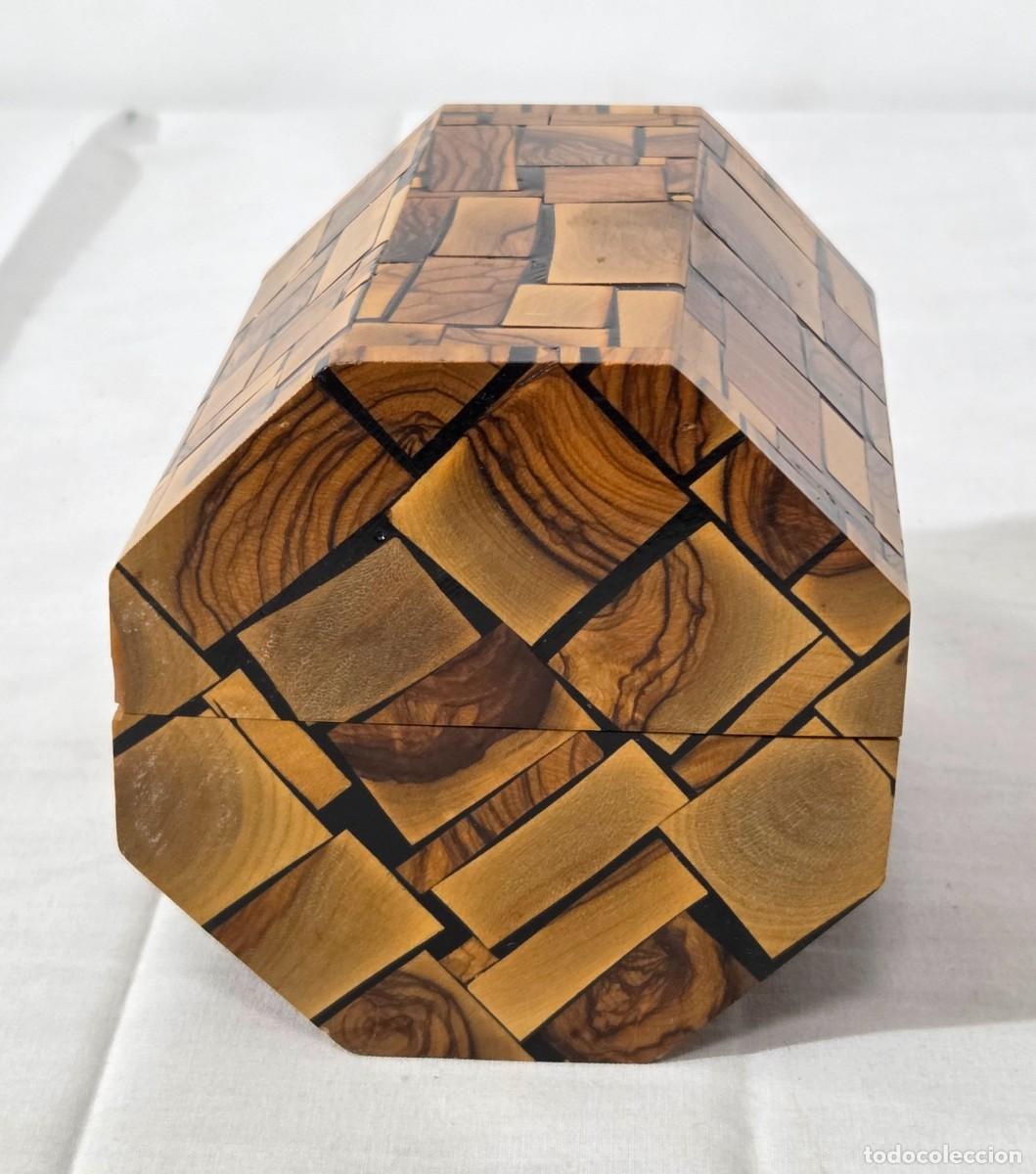 Antig&uuml;edades: Caja Mosaico de madera - Foto 6
