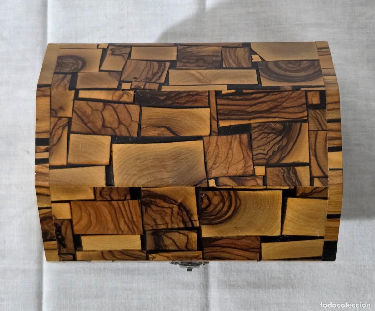 Antig&uuml;edades: Caja Mosaico de madera - Foto 7