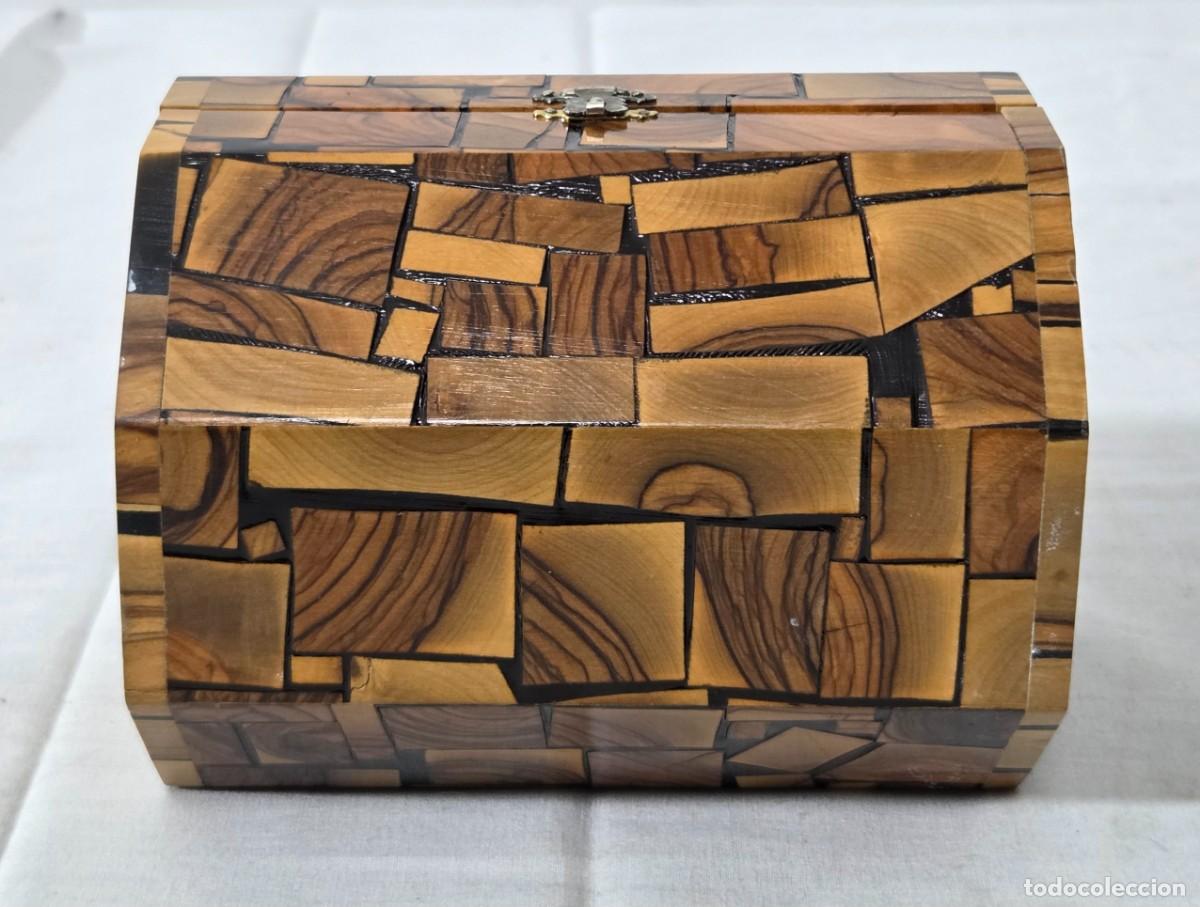 Antig&uuml;edades: Caja Mosaico de madera - Foto 8