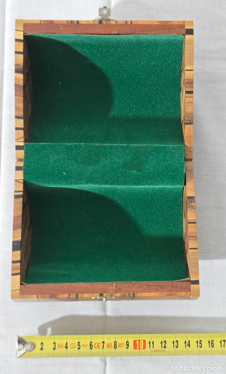 Antig&uuml;edades: Caja Mosaico de madera - Foto 12
