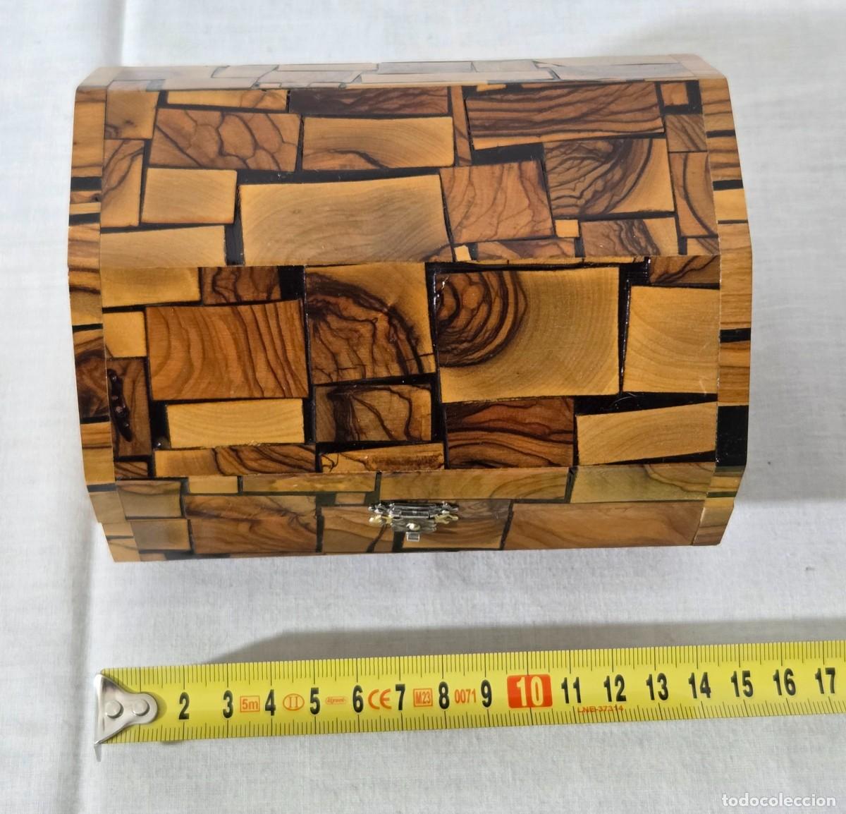 Antig&uuml;edades: Caja Mosaico de madera - Foto 13