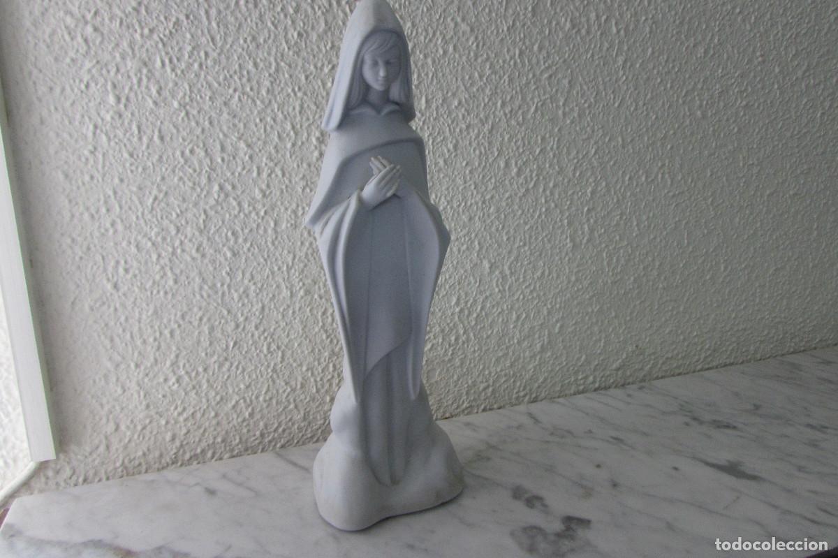 Antig&uuml;edades: VIRGEN PORCELANA DE BISCUIT - Foto 1