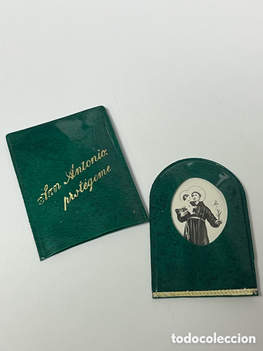 Antig&uuml;edades: Estampita de San Antonio /FF9 - Foto 1