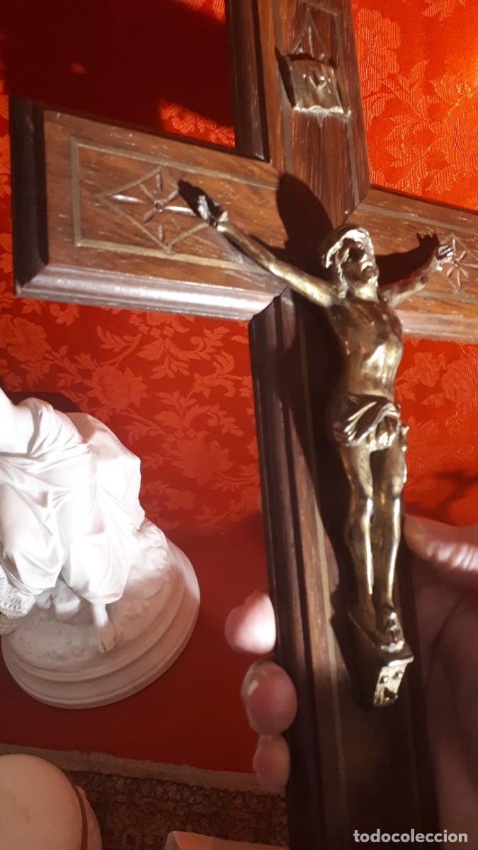 Antig&uuml;edades: CRUCIFIJO, siglo XIX. - Foto 3