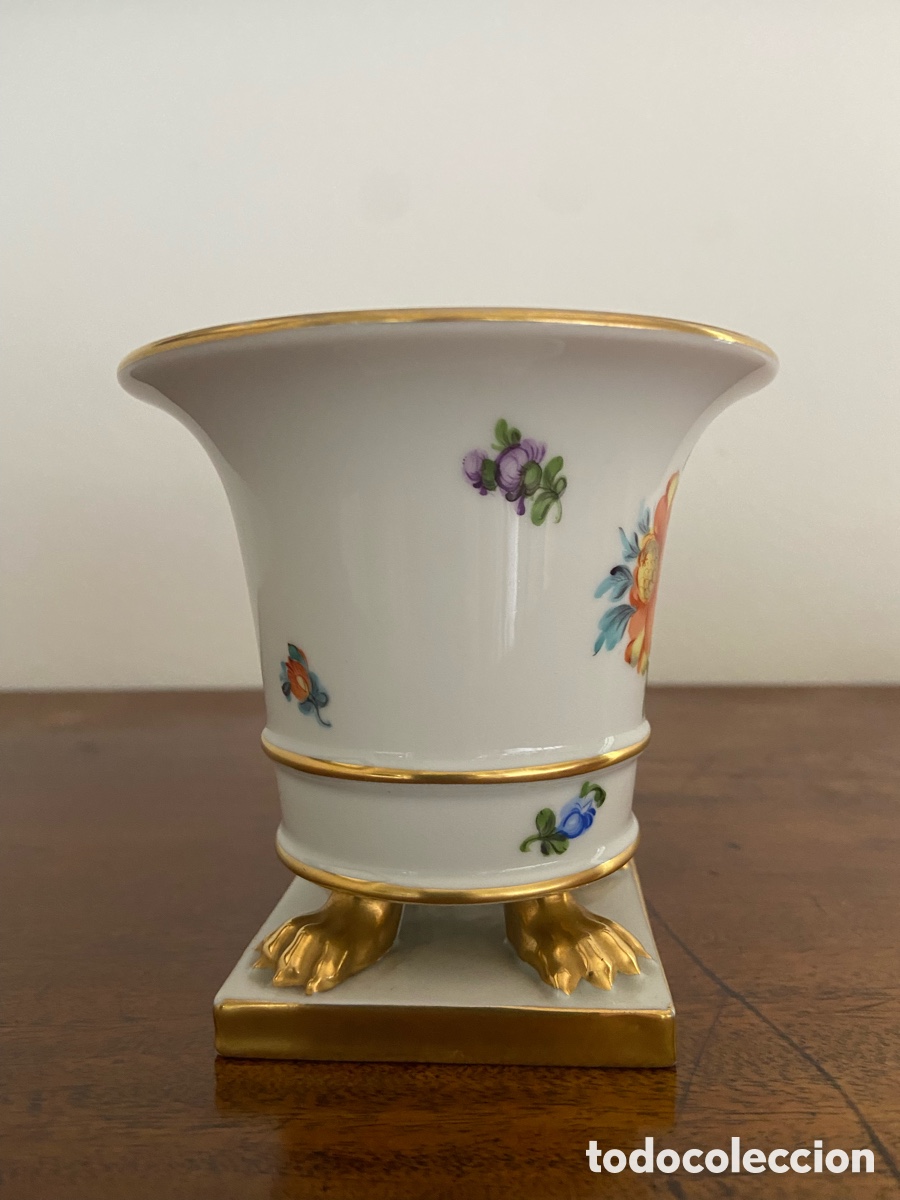 Antig&uuml;edades: Macetero en porcelana h&uacute;ngara &ldquo;Herend&rdquo; - Foto 3
