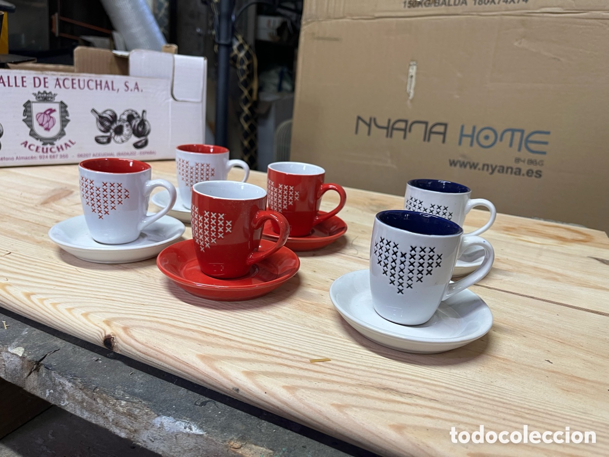 Antig&uuml;edades: Juego de caf&eacute; de cer&aacute;mica - Foto 3