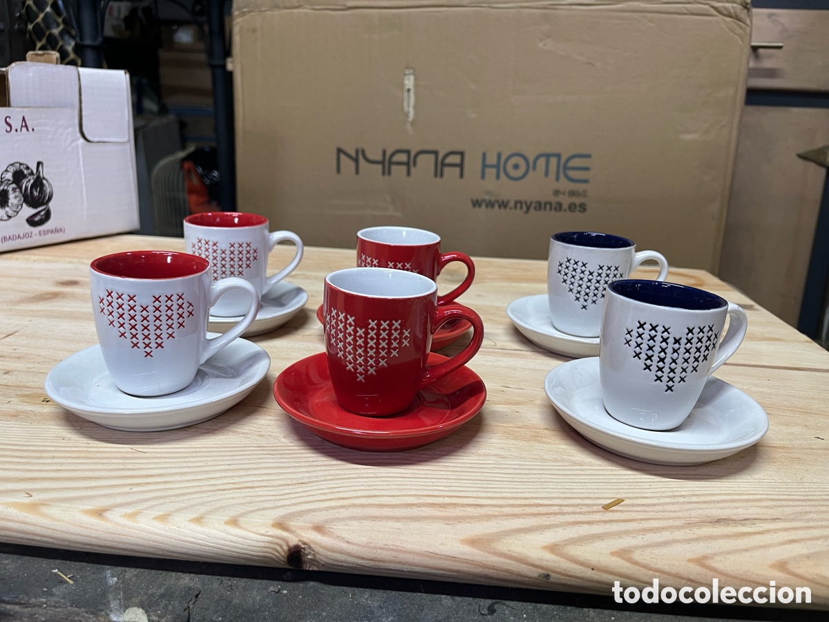 Antig&uuml;edades: Juego de caf&eacute; de cer&aacute;mica - Foto 1