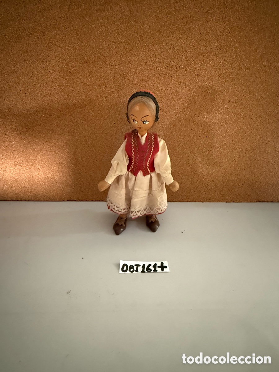 Antig&uuml;edades: Mu&ntilde;eca de madera Polonia - Foto 1