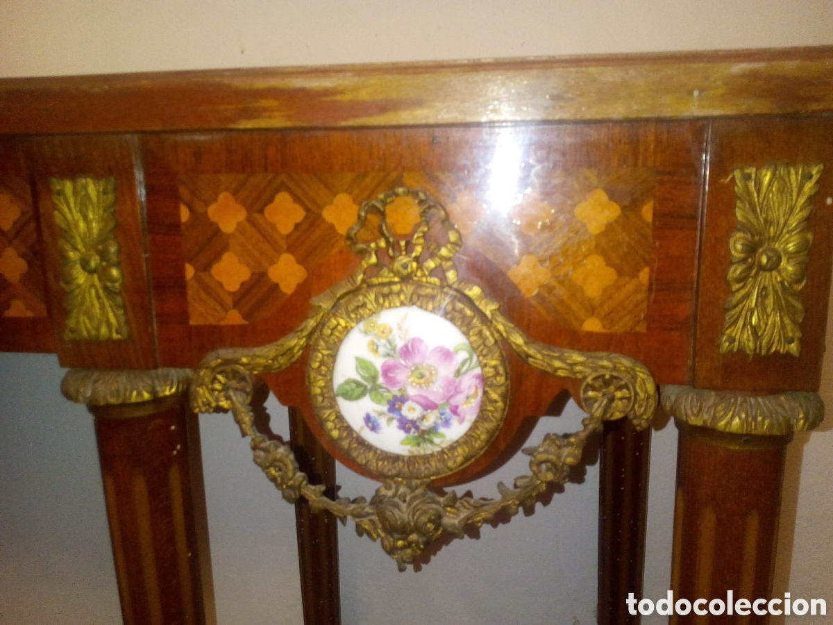 Antig&uuml;edades: Mueble consola taquill&oacute;n estilo Luis XV - Foto 2