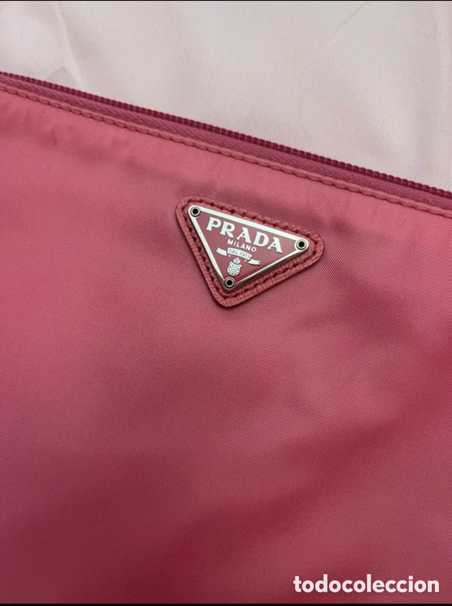 Antig&uuml;edades: Bolso Prada nylon rosa - Foto 2
