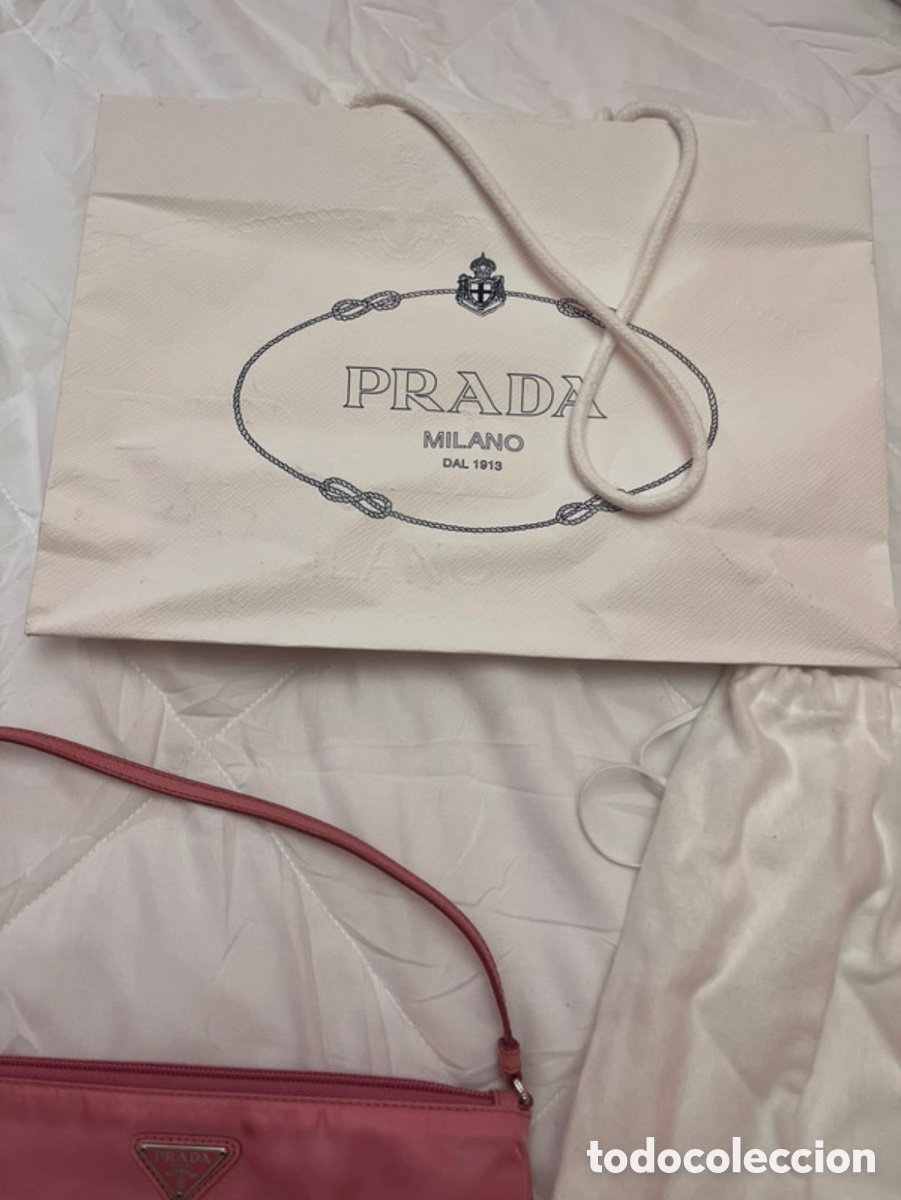 Antig&uuml;edades: Bolso Prada nylon rosa - Foto 5
