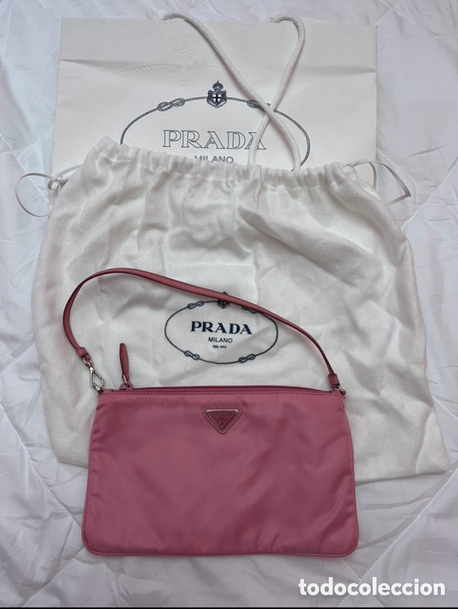 Antig&uuml;edades: Bolso Prada nylon rosa - Foto 6