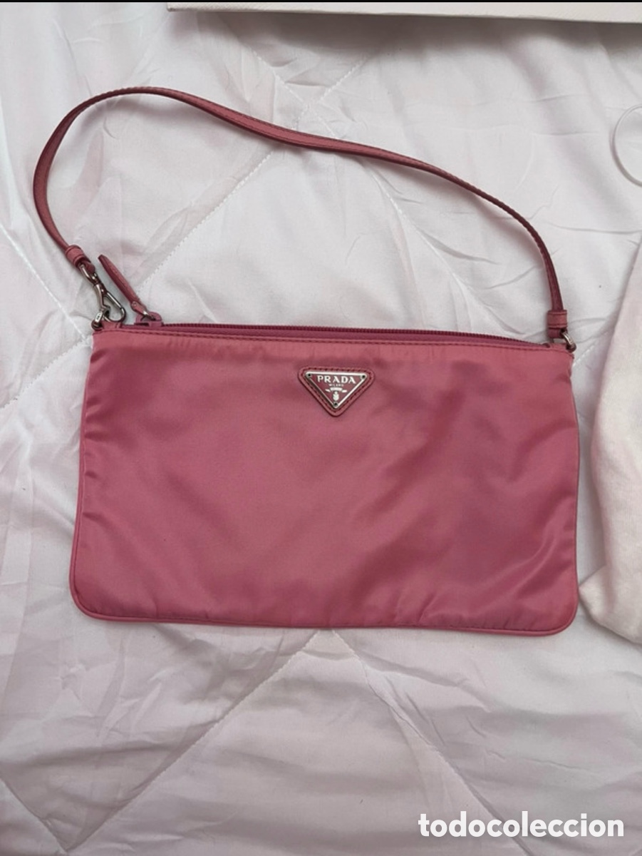 Antig&uuml;edades: Bolso Prada nylon rosa - Foto 1