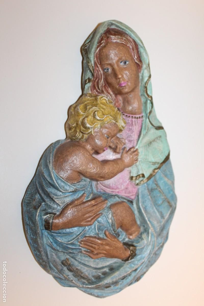 Antig&uuml;edades: VIRGEN MARIA CON NI&Ntilde;O - Foto 1