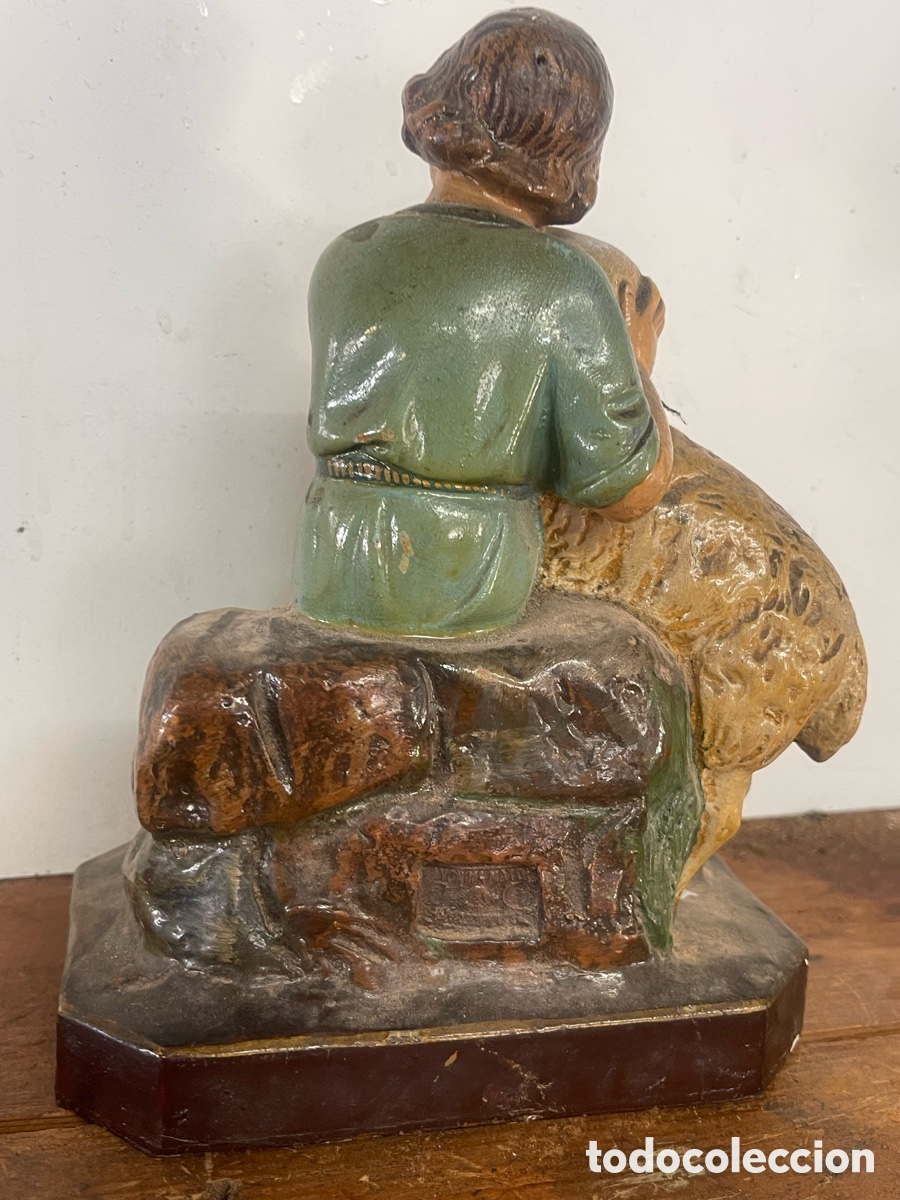 Antig&uuml;edades: Ni&ntilde;o Jes&uacute;s con Cordero - Foto 2