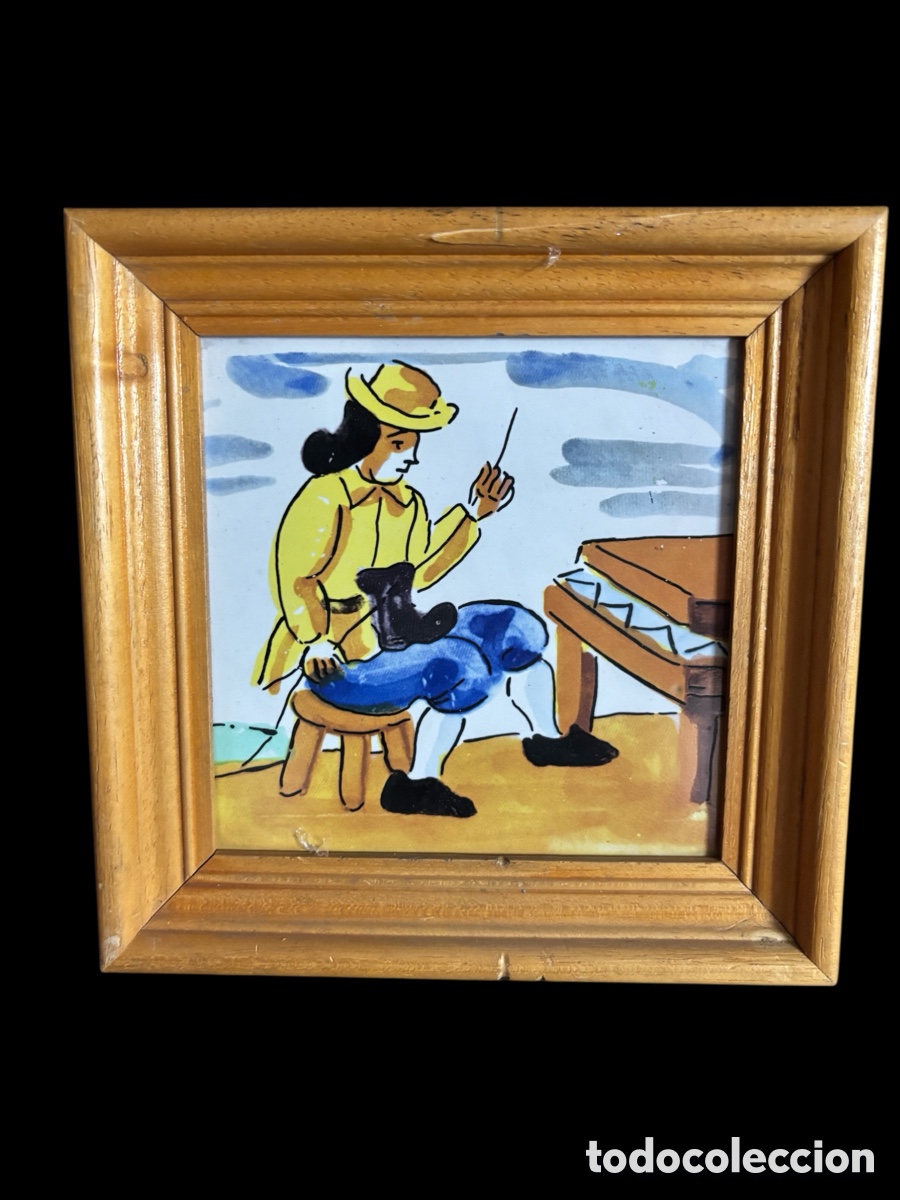 Antig&uuml;edades: Azulejo catal&aacute;n decorativo. - Foto 2