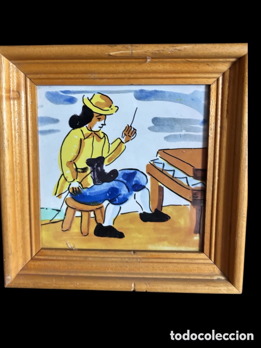 Antig&uuml;edades: Azulejo catal&aacute;n decorativo. - Foto 1